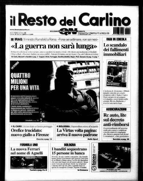 Il Resto del Carlino : giornale dell'Emilia